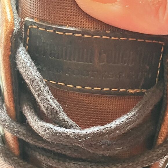 Bull Boxer Men's Oxford Art Name Ethyn Casual Dress Shoe Brown Size 10 GUC - Picture 9 of 10